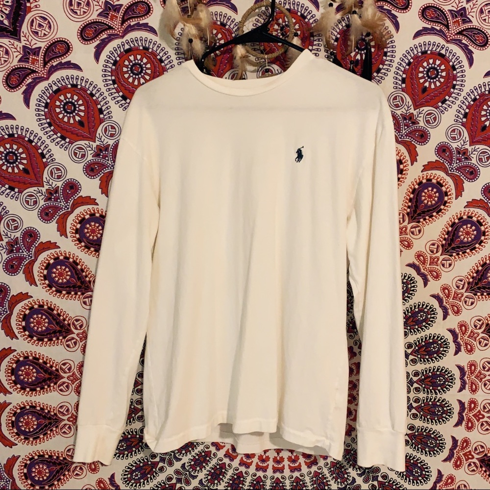 Polo White Longsleeve Tee